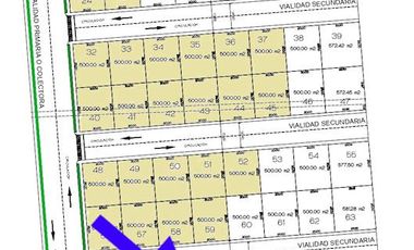 Venta Terrenos Industriales 500m2 L75 $1.9mdp Parque Industrial, Cerca Toyota