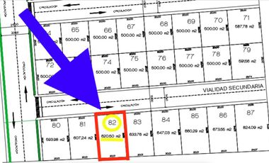 Venta Terrenos Industriales 620m2 L82 $2.3mdp Parque Industrial, Cerca Toyota