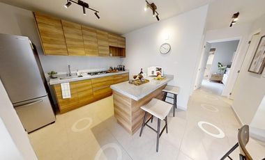 Departamento en venta 66m2 El Marques, QRO. GPS