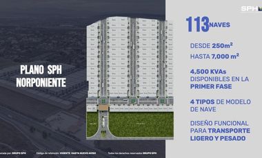 Venta Naves Industriales (340m2), Lib. Sur Poniente