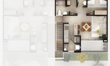 Departamento en venta en Zakia  El Marqués en Querétaro. GPS