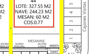 Venta Naves Industriales | (414m2) Lib. Norponiente, Tlacote | Qro76 $7.3mdp