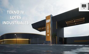 Venta Terrenos Industriales 500m2 L77 $1.9mdp Parque Industrial, Cerca Toyota