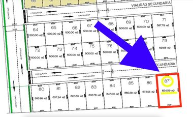 Venta Terrenos Industriales 824m2 L87 $3.1mdp Parque Industrial, Cerca Toyota