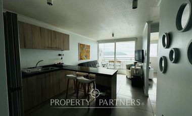 Departamento en Arriendo Amoblado Año Corrido frente a la playa