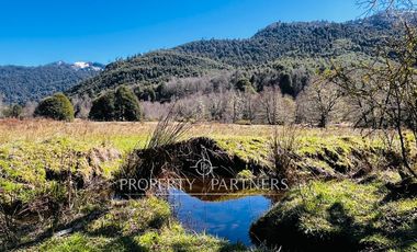 Gran terreno de 6 hectáreas con acceso a río en Panqui, Curarrehue