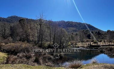 Gran terreno de 6 hectáreas con acceso a río en Panqui, Curarrehue