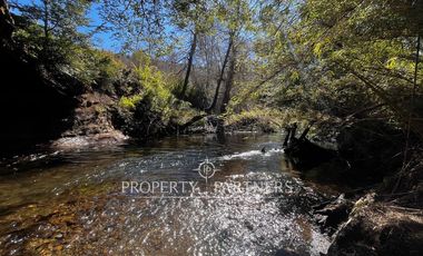Gran terreno de 6 hectáreas con acceso a río en Panqui, Curarrehue