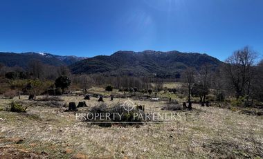 Gran terreno de 6 hectáreas con acceso a río en Panqui, Curarrehue