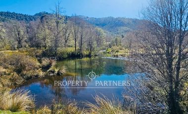 Gran terreno de 6 hectáreas con acceso a río en Panqui, Curarrehue