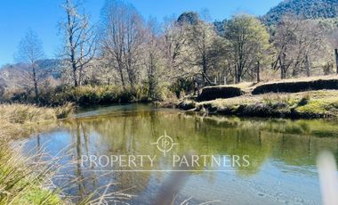 Gran terreno de 6 hectáreas con acceso a río en Panqui, Curarrehue