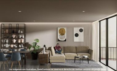 Departamento EVEREST 120 m2 en venta en Juárez, Chihuahua. En Siete Cumbres, frente a Haciendas de la Paloma