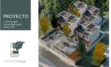 Townhouses Campestre en Ciudad Juárez Chihuahua.