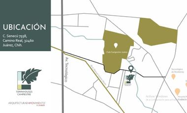 Townhouses Campestre en Ciudad Juárez Chihuahua.