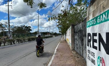 SE RENTA TERRENO EN IZAMAL, A PIE DE AVENIDA PRINCIPAL