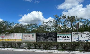 SE RENTA TERRENO EN IZAMAL, A PIE DE AVENIDA PRINCIPAL