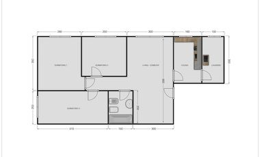 Dpto en barrio Guemes