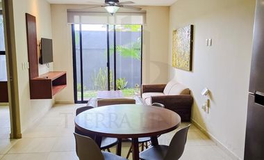 Departamento en venta, Cholul, zona norte de Mérida, Yucatán. Amueblado