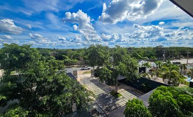 Departamento en venta, Cholul, zona norte de Mérida, Yucatán. Amueblado
