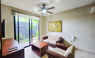 Departamento en venta, Cholul, zona norte de Mérida, Yucatán. Amueblado