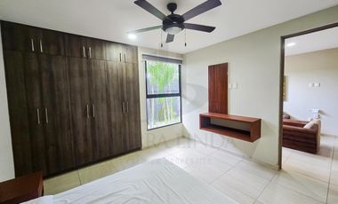 Departamento en venta, Cholul, zona norte de Mérida, Yucatán. Amueblado
