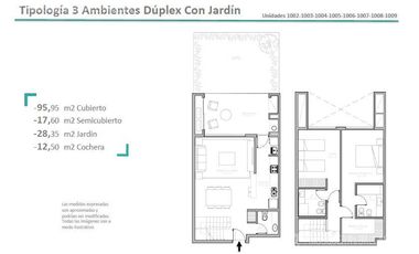 Tortugas Norte.  Financiación 24 meses. ENTREGA JULIO 2026. UNIDADES DE 2 Y 3 AMBIENTES.