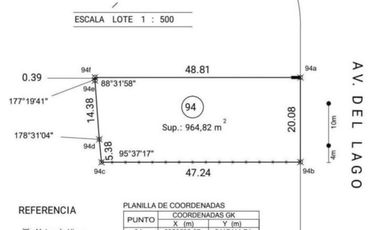 Terreno en  Puerto Roldán