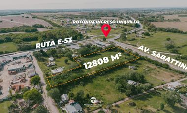 Fracción sobre Av Sabattini a metros de Ruta E53