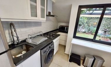 Renta de loft amueblado con jardín dentro de San Ángel Inn Álvaro Obregón CDMX