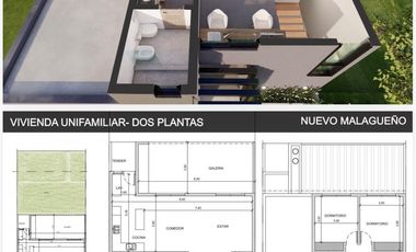 Casa venta 2 Dormitorios en Numa Nuevo Malagueño