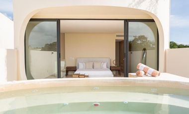Villa lujosa de 3 habitaciones en venta en Tulum con entrega inmediata | Rooftop, alberca y gym