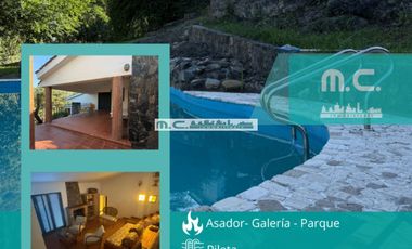 V201. TALA HUASI. ENCANTADORA CASA EXC.VISTA C/PILETA+GALERIA Y PARQUE