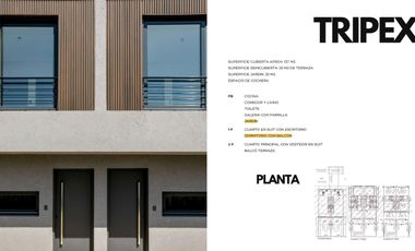 Departamento / Casa tipo Triplex en venta en Don Torcuato - A estrenar!