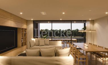 Venta de Departamento de 2 dormitorios, vista al rio y jardin exclusivo en Albanueva, posible amarra