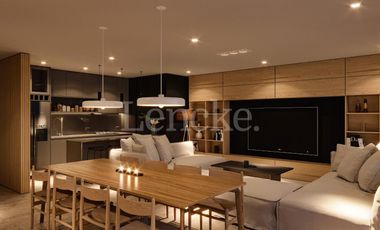 Venta de Departamento de 2 dormitorios, vista al rio y jardin exclusivo en Albanueva, posible amarra