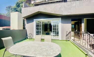 Excelente casa En calle cerrada en renta en Tecamachalco