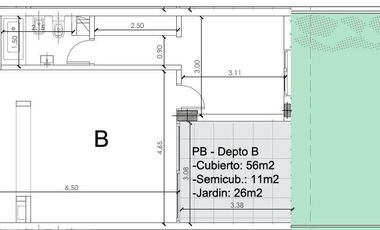 Lencke vende - a estrenar, 2 ambientes con parrilla y jardin propios, financiacion