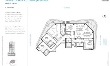 Venta Departamento Selene Libertador 3 dormitorios en suite vista al Rio en La Lucila