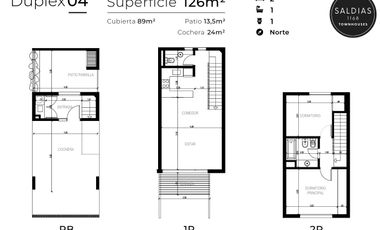 VENTA DE TOWNHOUSES 3 AMBIENTES