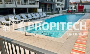 ARRIENDO DEPARTAMENTO EN ÑUÑOA OFERTA 500.000, 2 HAB + 2 BAÑOS + ESTAC.