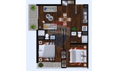 Departamento nuevo  2 Dormitorios 2 Baños !