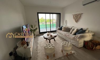 Departamento de 3 ambientes en Venta Pilar Cañada Village piso 1 con terraza y parrilla