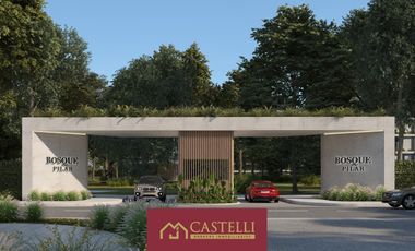 Departamento  2 AMBIENTES en Venta BOSQUE PILAR Con Cochera Cubierta