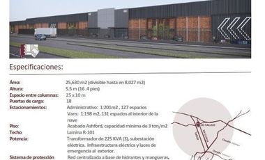 Renta de Nave Industrial en Vallejo