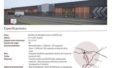 Renta de Nave Industrial en Vallejo