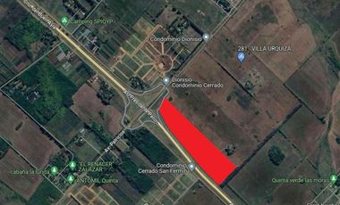 Campo en Venta - Buen Ayre sobre  Autopista Pte. Perón y Av. Patricios- Total o Fracciones