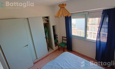 Departamento dos ambientes en chiozza c/vista al mar y gas natural