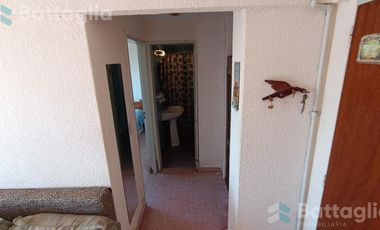 Departamento dos ambientes en chiozza c/vista al mar y gas natural