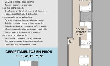 Departamento 4 ambientes en pozo en Lanús Este