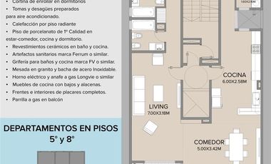 Departamento 4 ambientes en pozo en Lanús Este